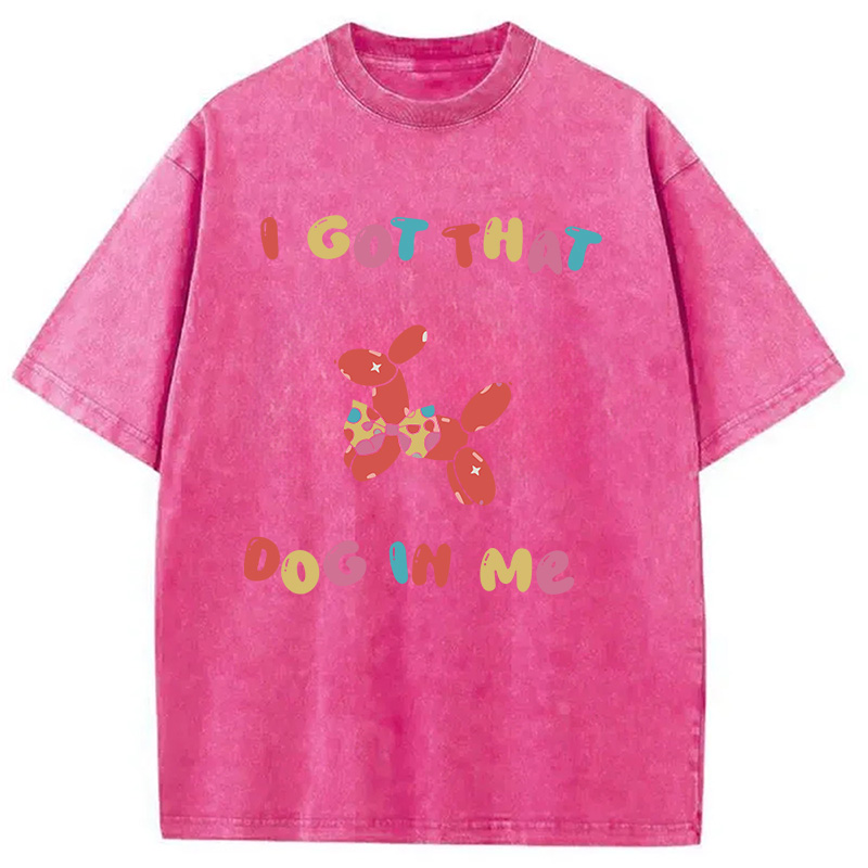 Modecanvas Clowncore Meme DTG Printing Washed T-Shirt