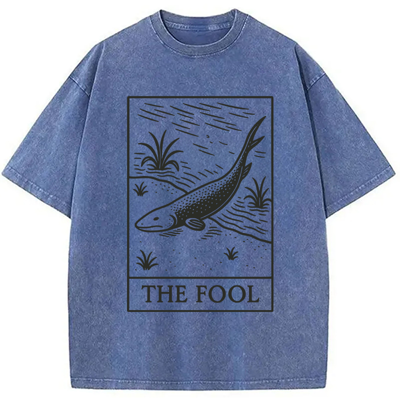 Modecanvas The Fool Washed T-Shirt-modecanvas