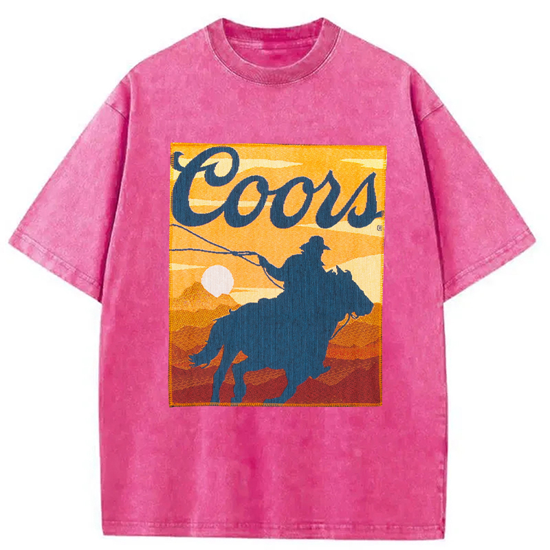 Modecanvas Coors DTG Printing Washed T-Shirt