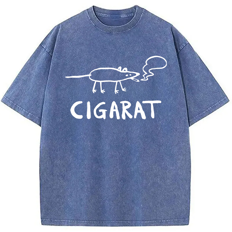 Modecanvas CIGARAT DTG Printing Washed T-Shirt