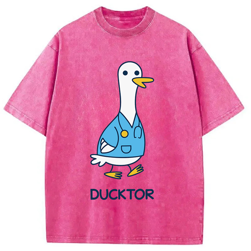 Modecanvas Ducktor DTG Printing Washed T-Shirt