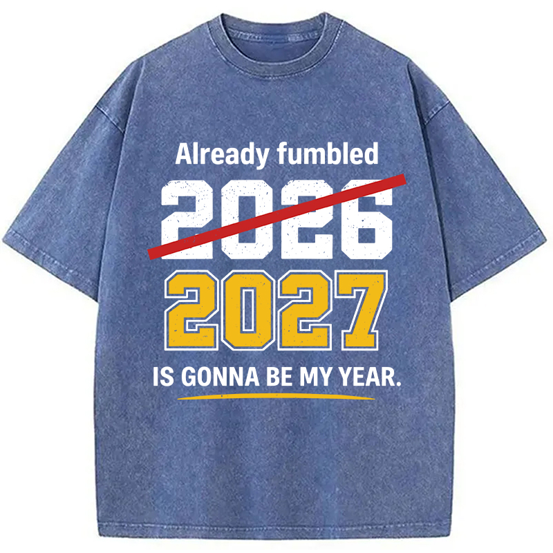 Modecanvas Already Fumbled 2026 DTG Printing Washed T-Shirt