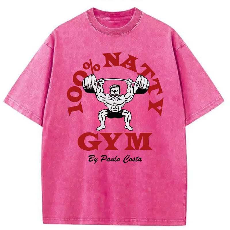 Modecanvas 100% Natty Gym DTG Printing Washed T-Shirt