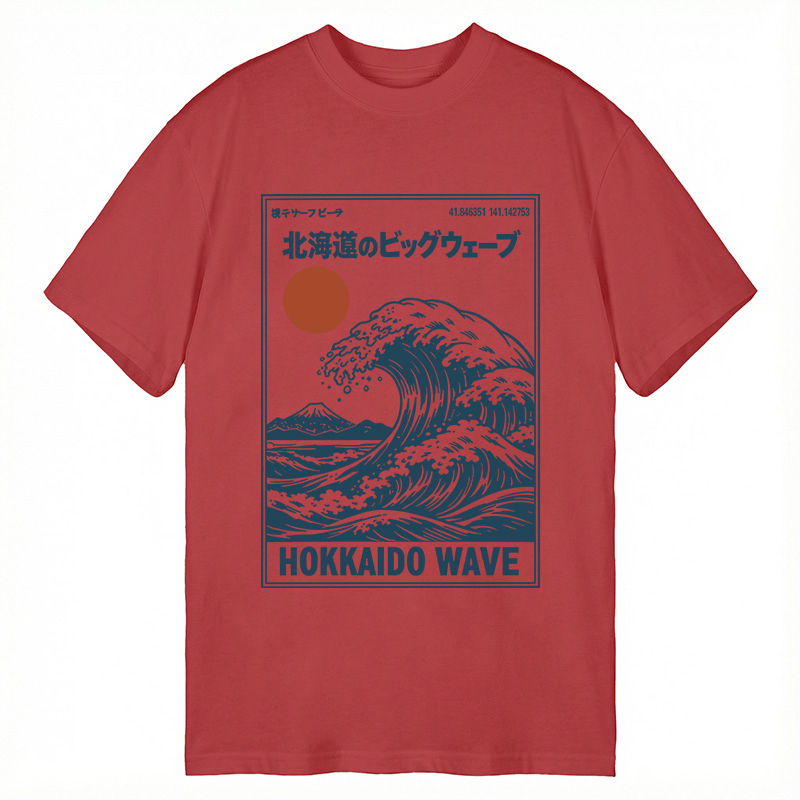 Modecanvas Retro Wave Typesetting DTG Printing Classic T-Shirt-modecanvas