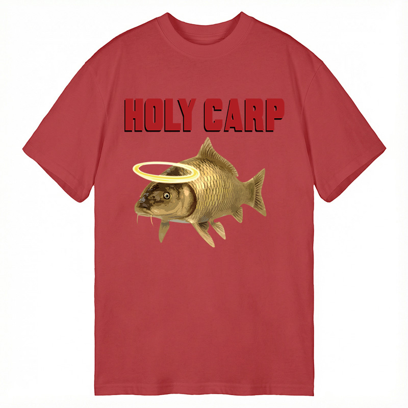 Modecanvas Holy Carp DTG Printing Classic T-Shirt-modecanvas