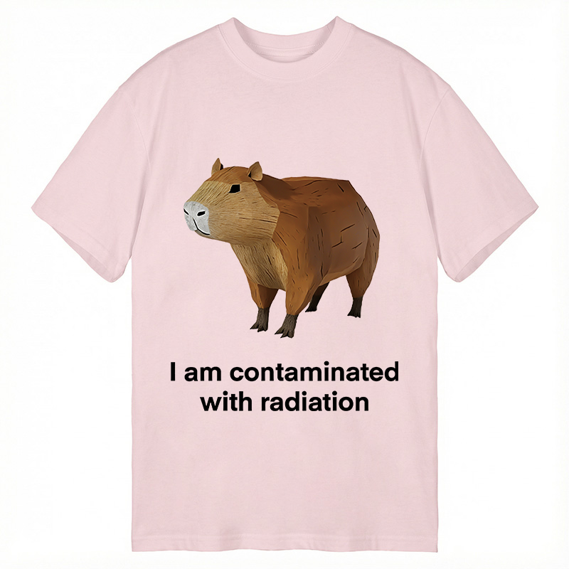 Modecanvas Contaminated Capybara DTG Printing Classic T-Shirt-modecanvas