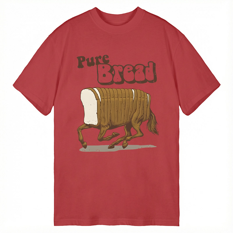 Modecanvas Pure Bread DTG Printing Classic T-Shirt-modecanvas