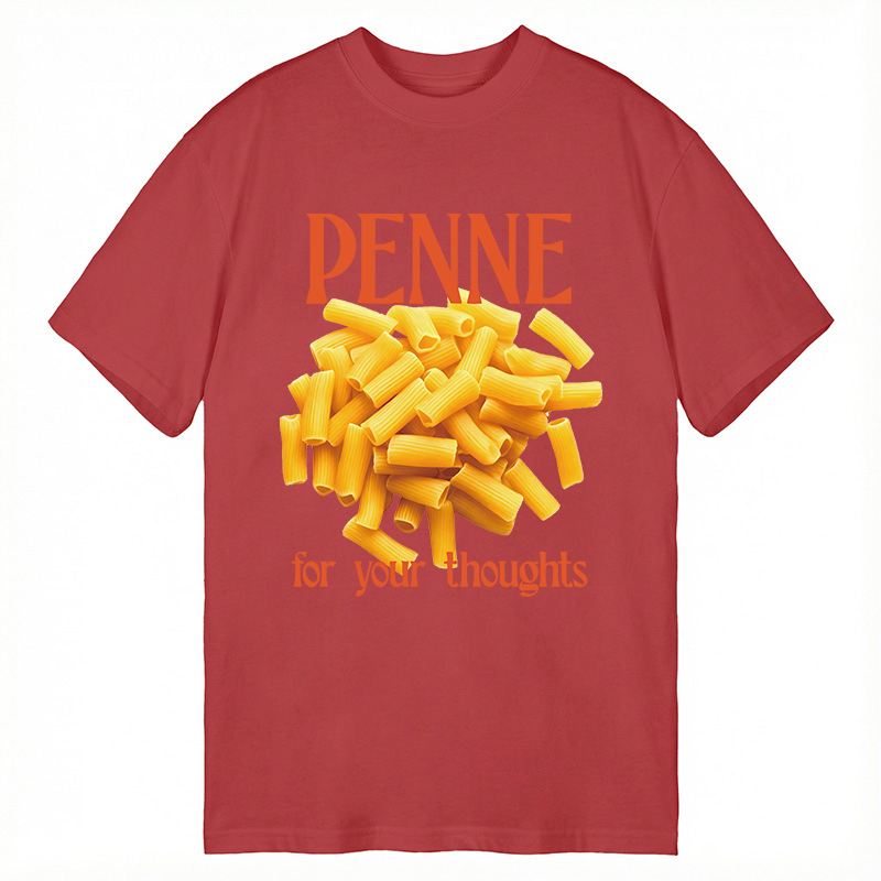 Modecanvas Penne For Your Thoughts DTG Printing Classic T-Shirt-modecanvas