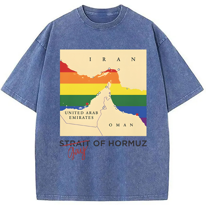 Modecanvas Gay of Hormuz DTG Printing Washed T-Shirt