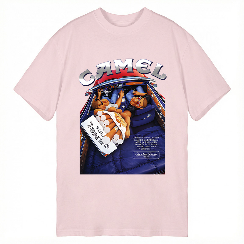 Modecanvas Camel Joe Cigarettes DTG Printing Classic T-Shirt-modecanvas