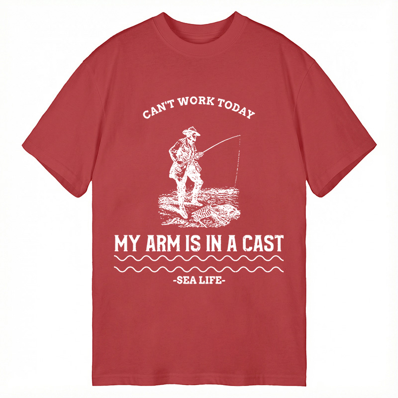 Modecanvas I Cant Work My Arm Is In A Cast DTG Printing Classic T-Shirt-modecanvas