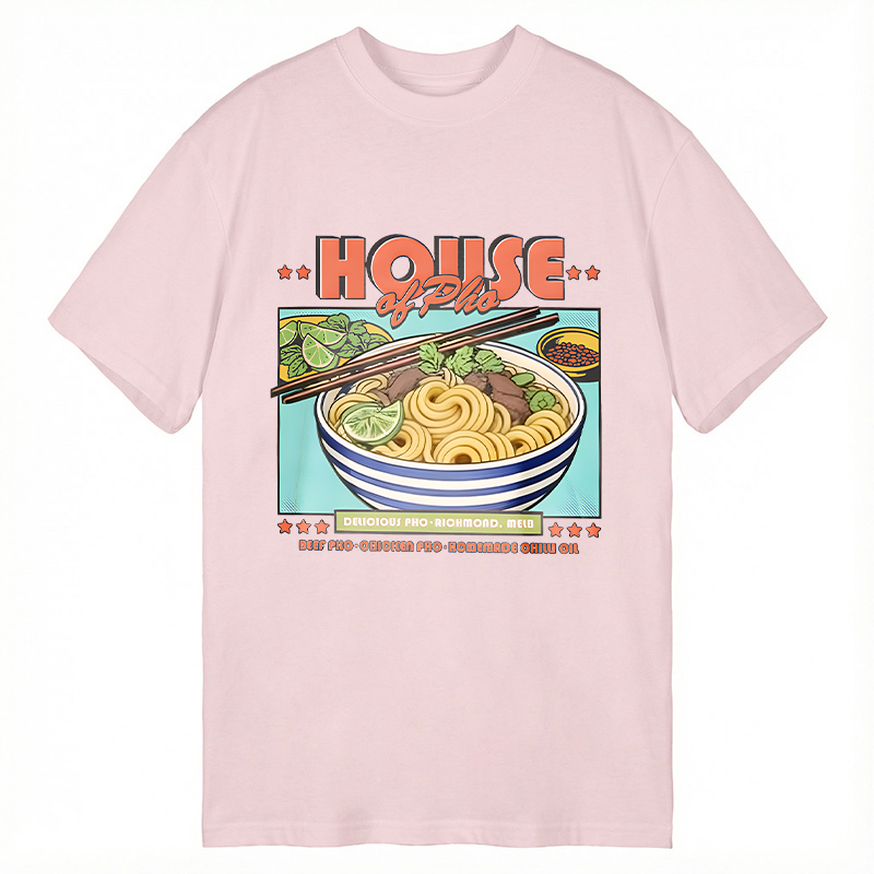 Modecanvas House of Pho DTG Printing Classic T-Shirt-modecanvas