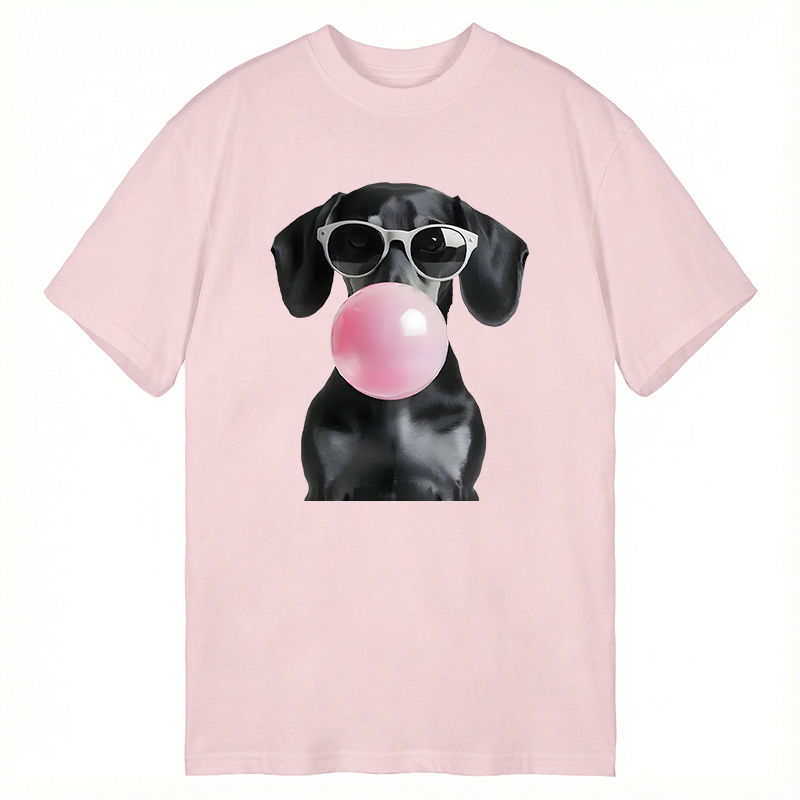 Modecanvas Dachshund Vintage DTG Printing Classic T-Shirt-modecanvas