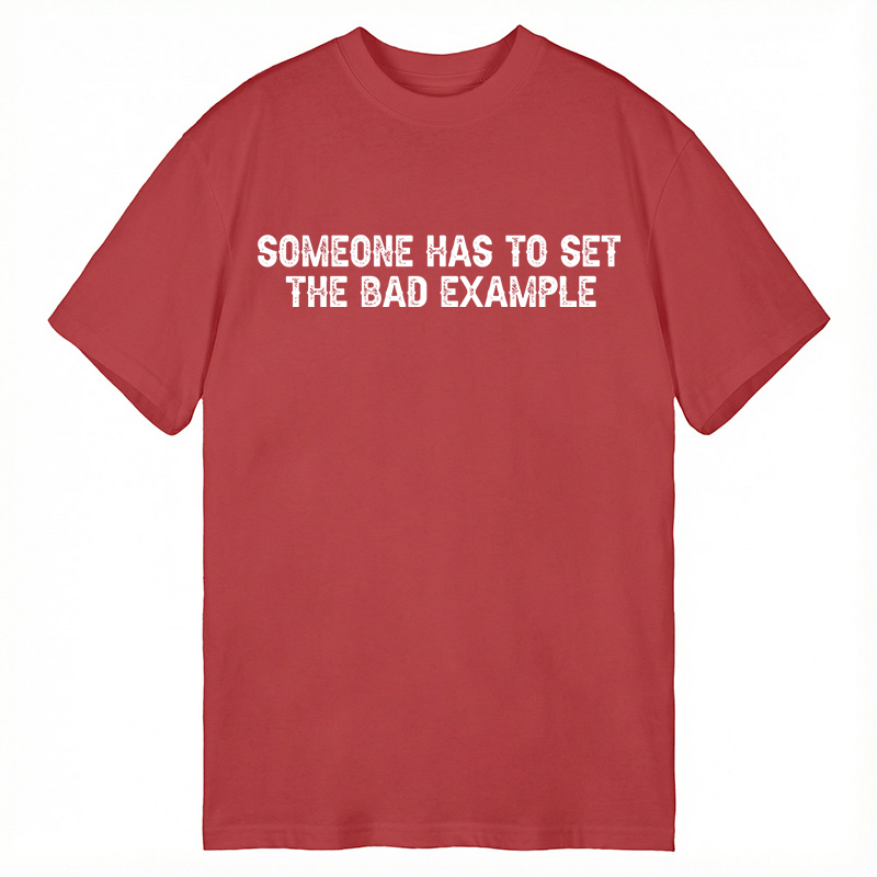 Modecanvas Bad Example DTG Printing Classic T-Shirt-modecanvas