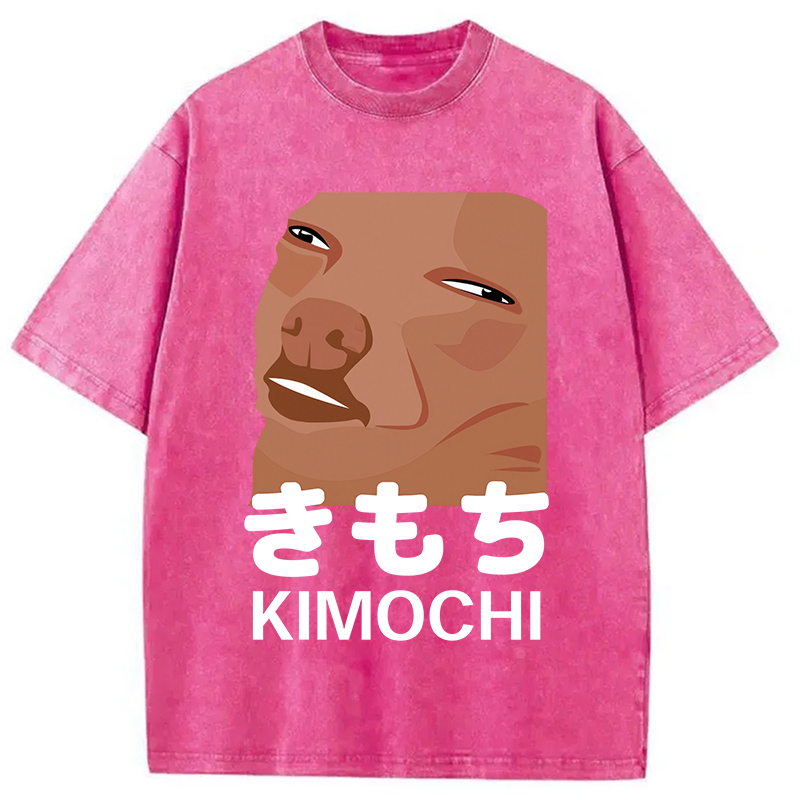 Modecanvas Kimochi Japanese Meme Washed T-Shirt