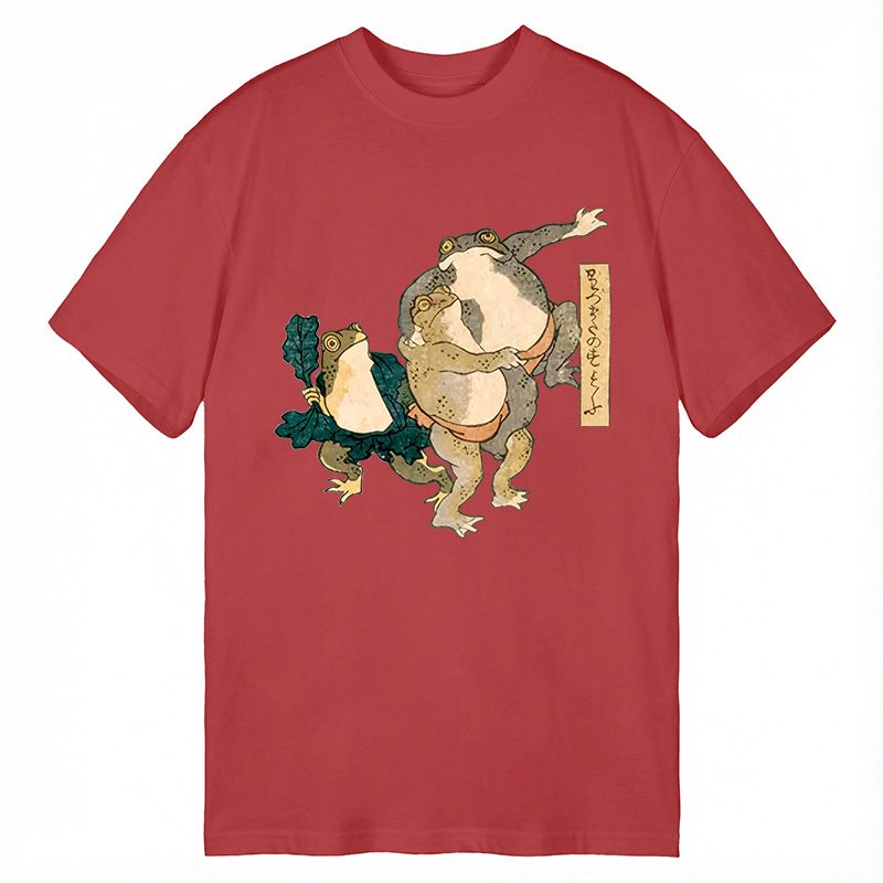 Modecanvas Sumo Frogs Japan DTG Printing Classic T-Shirt-modecanvas