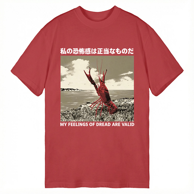 Modecanvas Japanese Crawfish DTG Printing Classic T-Shirt-modecanvas