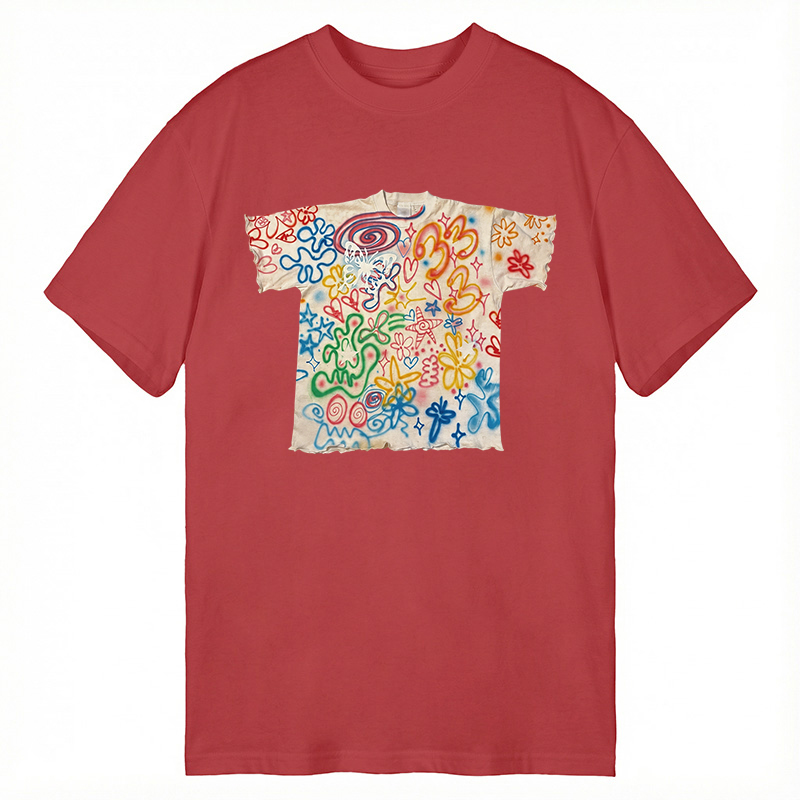 Modecanvas Graffiti Art Shirt Of DTG Printing Classic T-Shirt-modecanvas