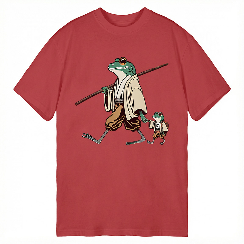 Modecanvas Big Hand Holding Little Hand DTG Printing Classic T-Shirt-modecanvas