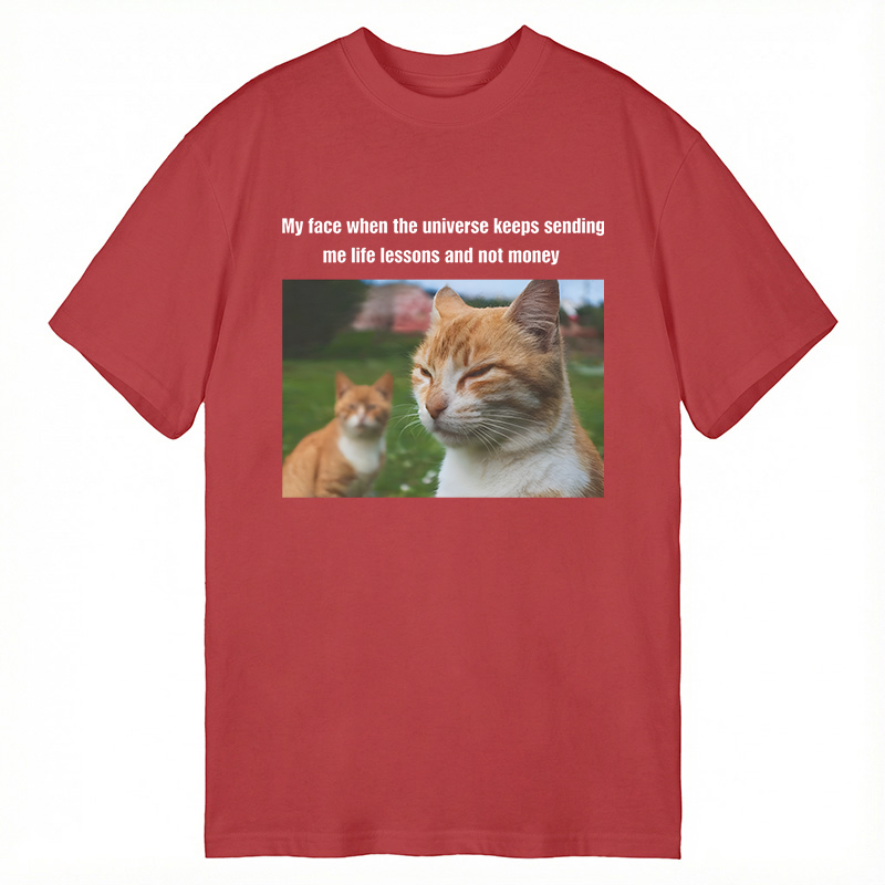 Modecanvas Grumpy Cat Meme DTG Printing Classic T-Shirt-modecanvas
