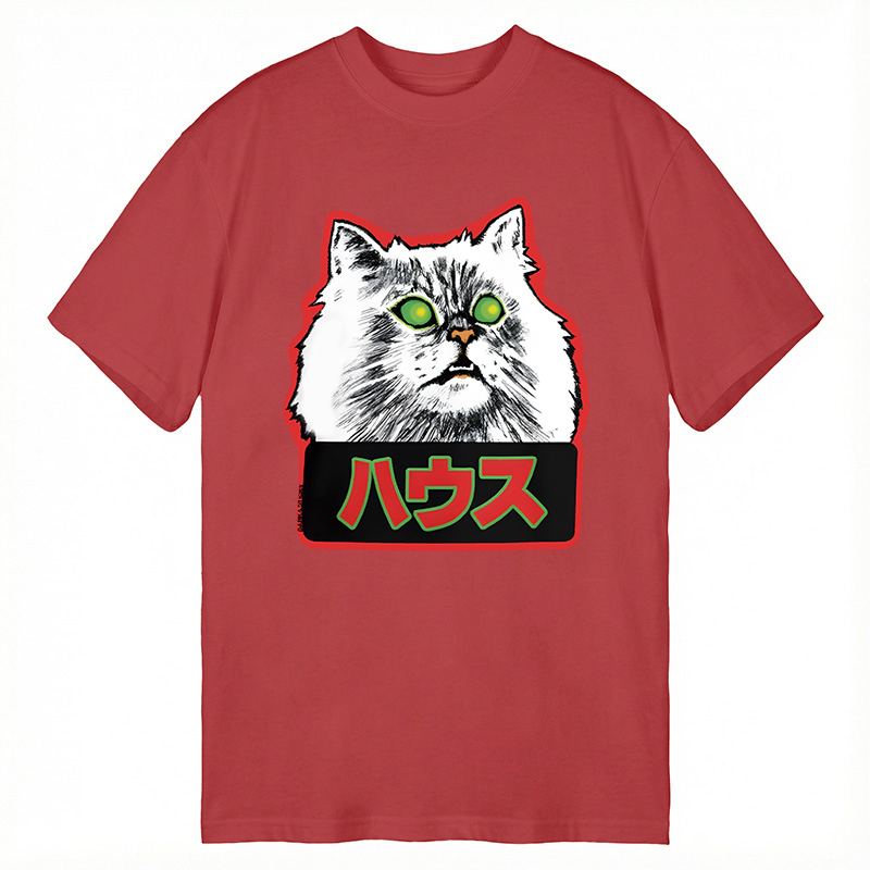 Modecanvas Hausu Cat DTG Printing Classic T-Shirt-modecanvas