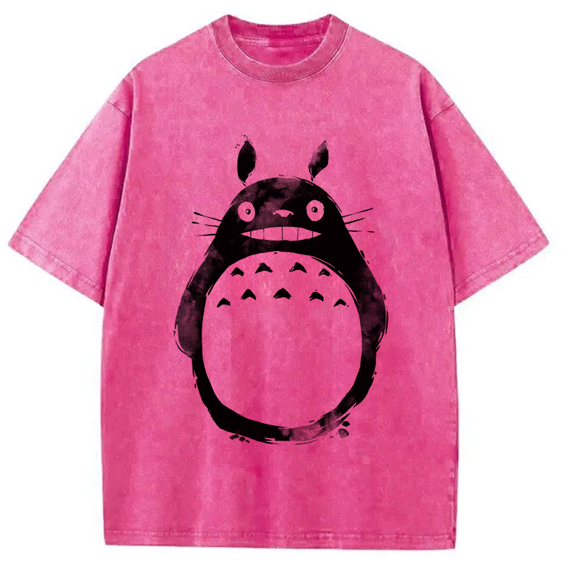 Modecanvas Forest Spirit Ink Washed T-Shirt