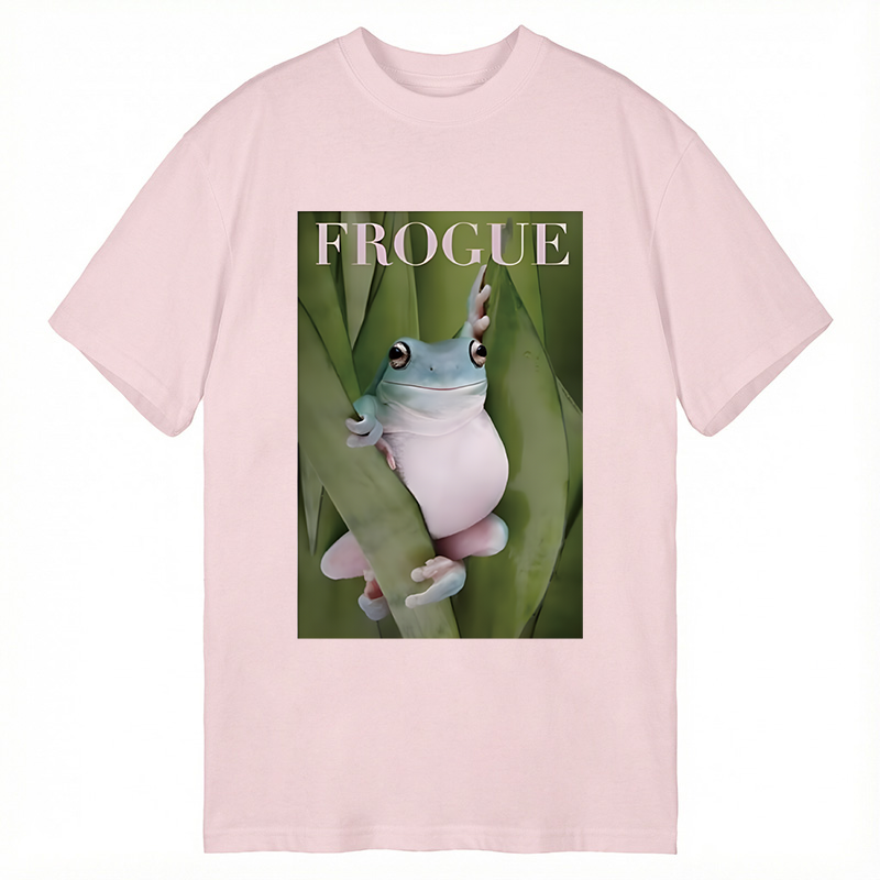 Modecanvas Frogue Internet Meme DTG Printing Classic T-Shirt-modecanvas