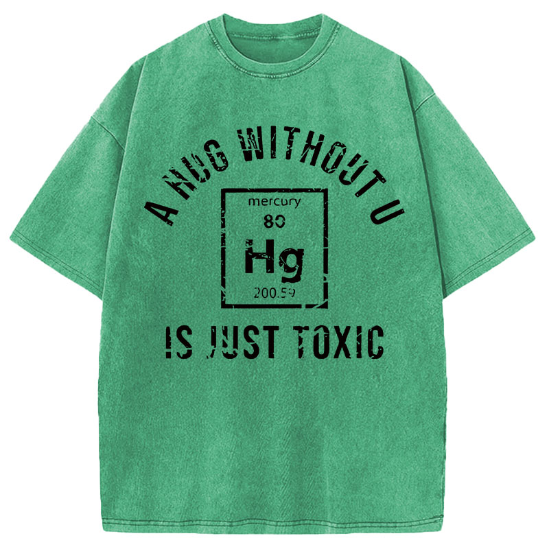 Modecanvas Toxic Chemistry DTG Printing Washed T-Shirt