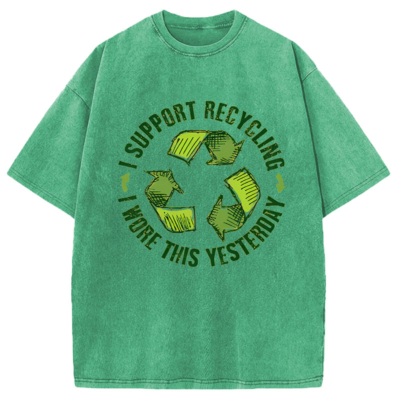 Modecanvas Eco Humor DTG Printing Washed T-Shirt
