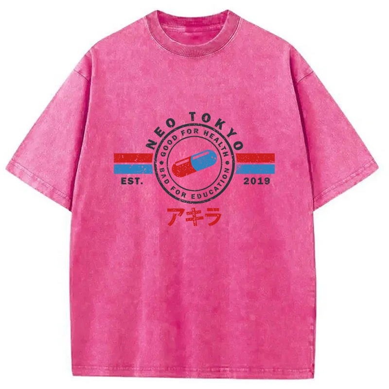 Modecanvas The Capsules Neo Tokyo Washed T-Shirt