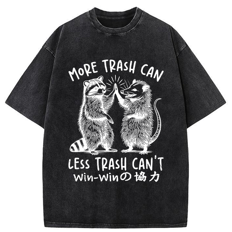 Modecanvas Win-win Cooperation Washed T-Shirt