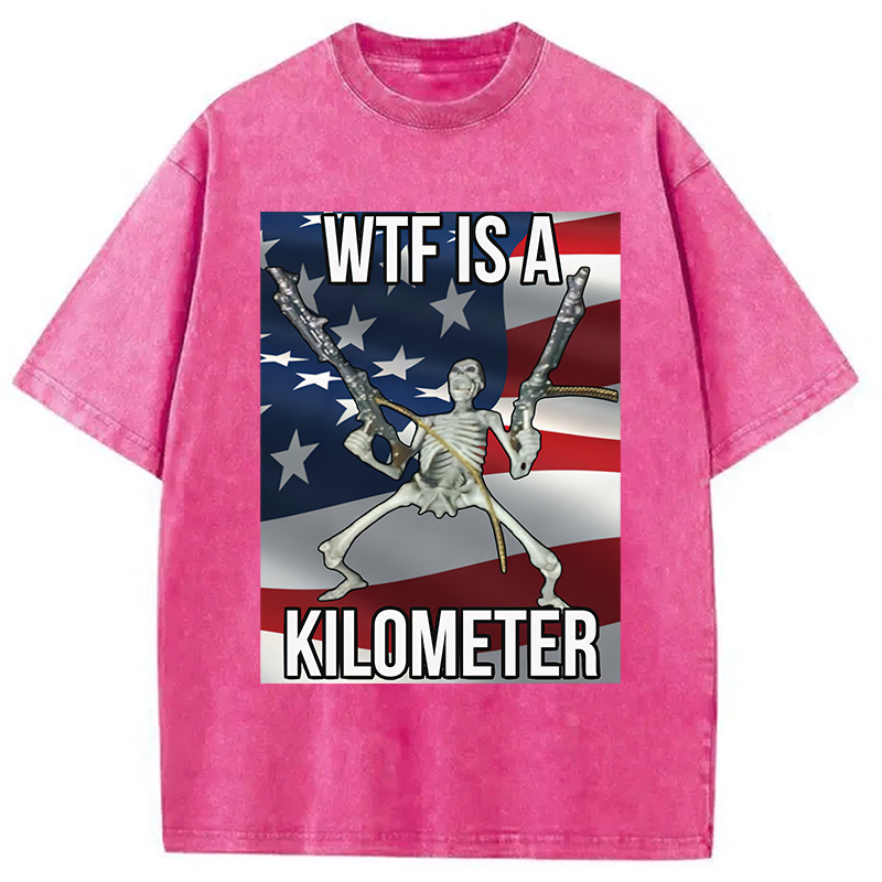 Modecanvas WTF Is A Kilometer Washed T-Shirt