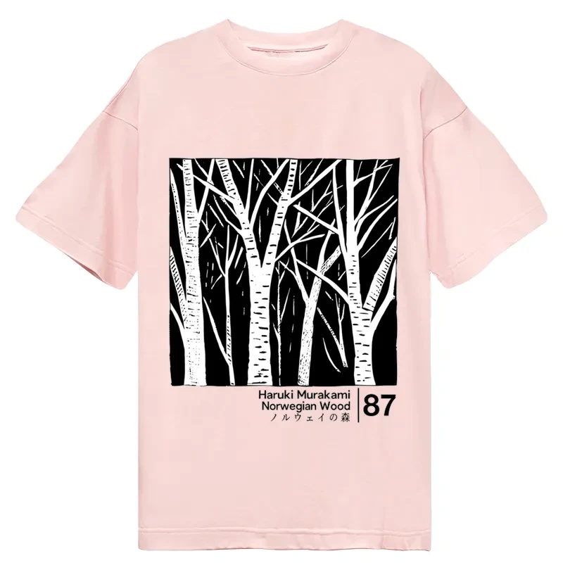 Modecanvas Norwegian Forest Japan DTG Printing Classic T-Shirt-modecanvas