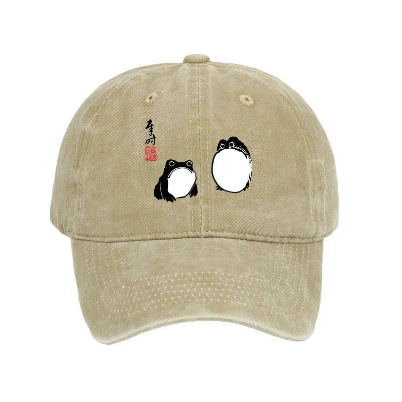 Modecanvas Matsumoto Hoji Frogs Japan Washed Cap-modecanvas
