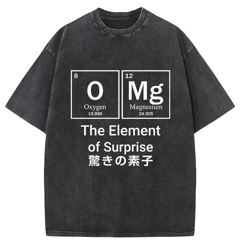 Modecanvas The Element Of Surprise Washed T-Shirt