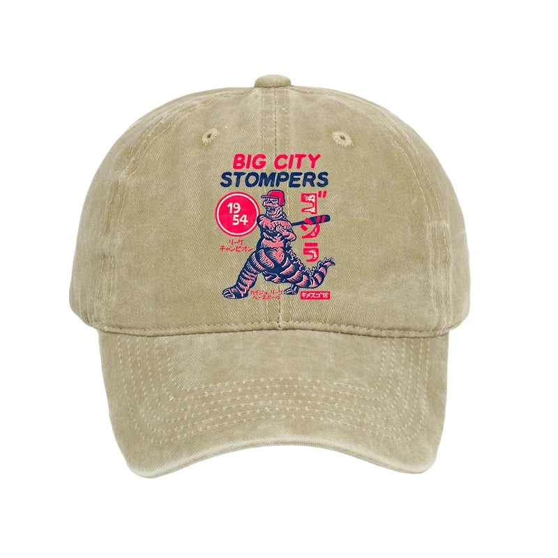 Modecanvas Big City Stompers Washed Cap-modecanvas