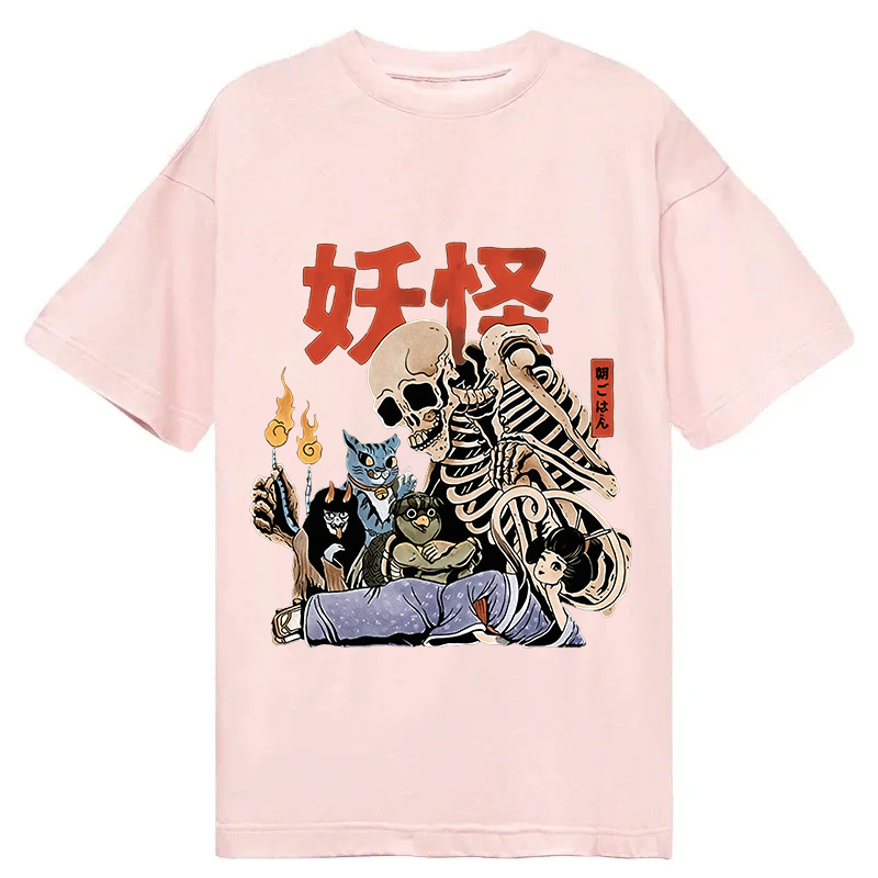 Modecanvas The Yokai Club DTG Printing Classic T-Shirt-modecanvas