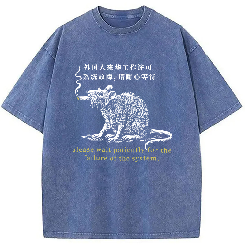 Modecanvas Travel Permit Washed T-Shirt