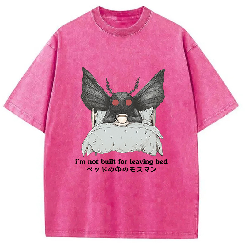 Modecanvas Mothman in Bed Washed T-Shirt