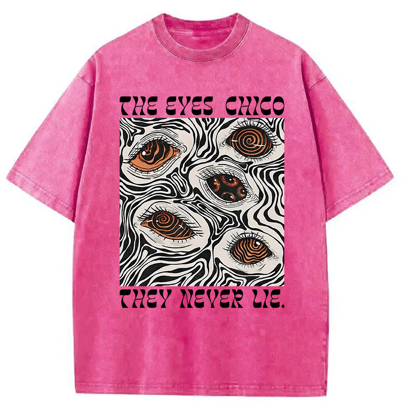 Modecanvas The Eyes Chico Washed T-Shirt