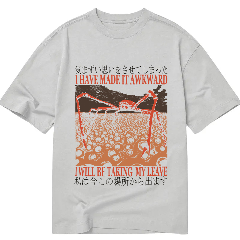 Modecanvas I Have Made It Awkward Vintage DTG Printing Classic T-Shirt-modecanvas