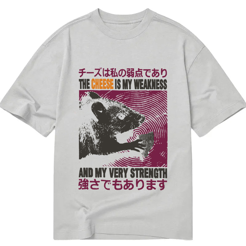 Modecanvas The Cheese is My Weakness DTG Printing Classic T-Shirt-modecanvas