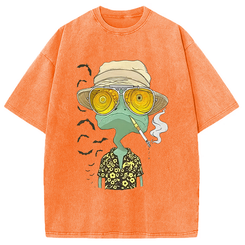 Modecanvas On Vacation Washed T-Shirt