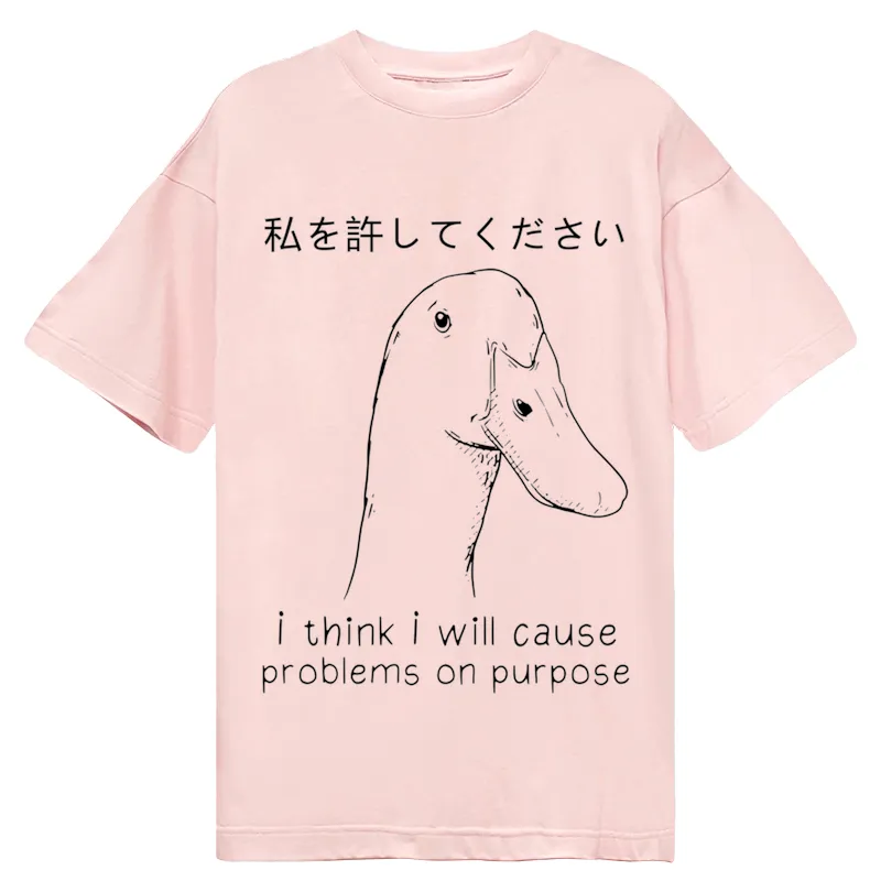 Modecanvas Stupid Goose Funny DTG Printing Classic T-Shirt-modecanvas