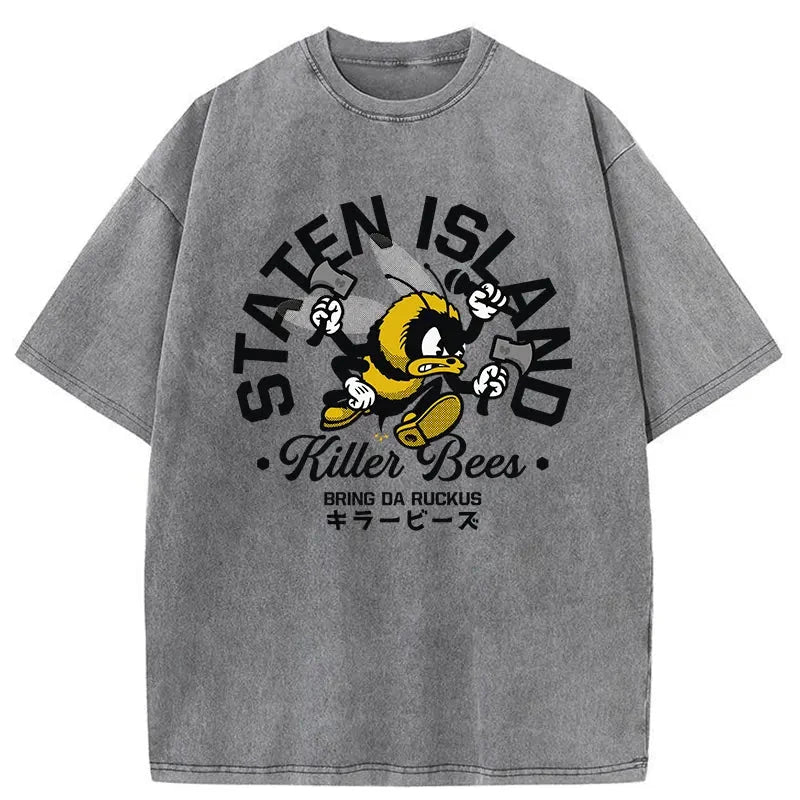 Modecanvas Killer Bees Japanese Washed T-Shirt