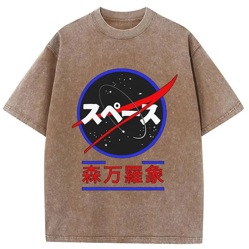 Modecanvas Japan Nasa Washed T-Shirt