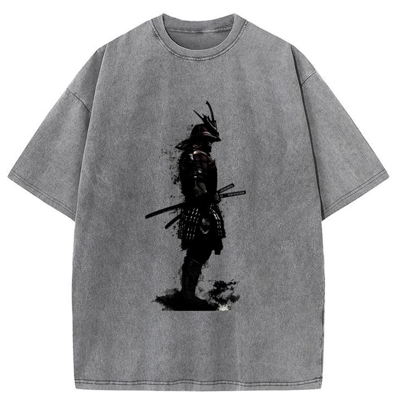 Modecanvas Armored Samurai Samurai Washed T-Shirt