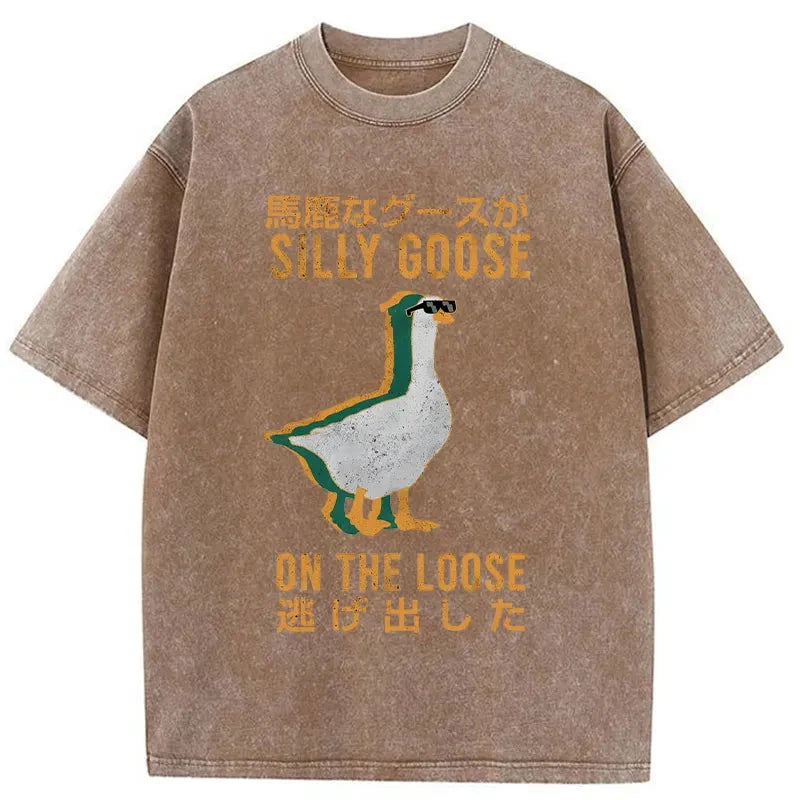 Modecanvas Silly Goose Japanese Washed T-Shirt
