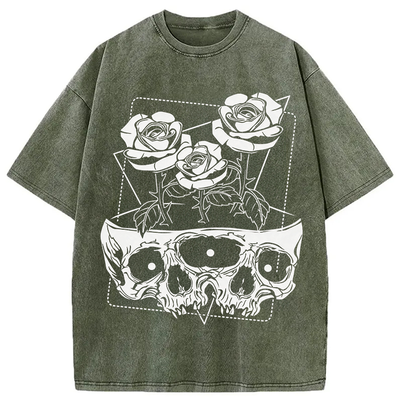 Modecanvas Ever After DTG Printing Washed T-Shirt-modecanvas