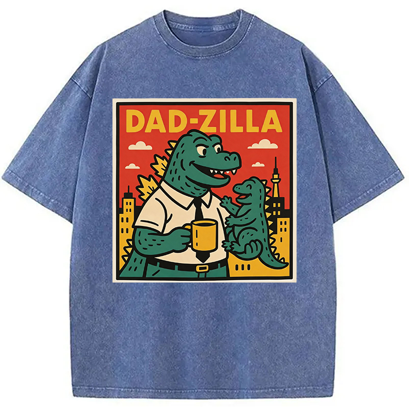 Modecanvas Dadzilla DTG Printing Washed T-Shirt
